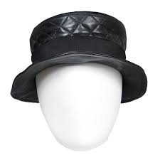 Chanel Leather Quilted Hat 1stdibs Com Hats Leather Hats Vintage
