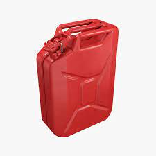 3d viewer is not available. 3d Model Gasoline Canister Red Jerry Can Cgtrader