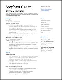 4 computer science (cs) resume examples