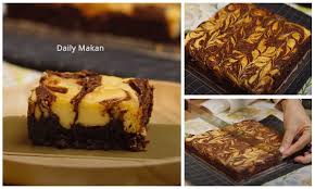 Tak payah guna mixer, tak perlu blender. Resepi Cheesecake Brownies Yang Moist Penuh Rasa Cheese Dan Coklat Nikmat Sangat Daily Makan
