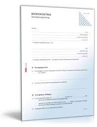 Größe 3 bis 5 seiten. Beratervertrag Muster Zum Download