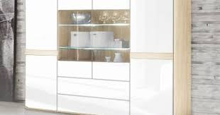 Favorit Highboard Lucca Breite 161 Cm Mit 2 Glas Und 2 Holzturen Sowie Schreibti Kitchen Furniture Design Crockery Unit Design Interior Design Living Room