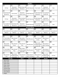 Insanity workout 100% free download 2020 (torrent download). 10 Best Printable Insanity Workout Schedule Printablee Com