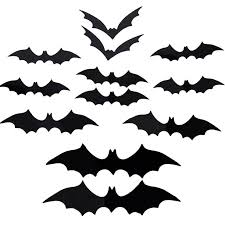 Their arrival into the month of october has begun the halloween festivities. Odomy 12 Pc Halloween Decorations Bat Wall Decals Stickers Decor 3d Bats Window Decals Walmart Com Walmart Com