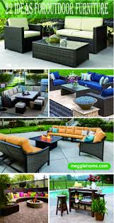22 Awesome Outdoor Patio Furniture Options And Ideas Meggiehome Outdoor Patio Furniture Yard Furniture Outdoor Furniture