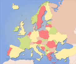 Political, geographical, physical, car and other maps of europe and european countries. Europe Blank Map