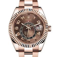 Rolex Sky Dweller 326935 Gold Chocolate Dial Bespoke Luxury Concept