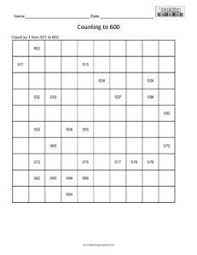 Image Result For Worksheets With Numbers 200 To 500 Math