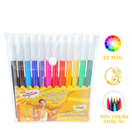 Dạ 12 màu  FP-01 - Bút lông màu