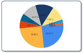 display percentages on a pie chart better dashboards