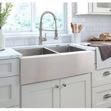 The ariel flat front apron sink is made from 16 gauge stainless steel and makes a lovely replacement for your current kitchen sink. Stylish 33 L X 21 W Double Basin Undermount Kitchen Sink With Grids And Strainers Undermount Kitchen Sinks Stainless Steel Apron Front Sink Stainless Steel Apron Kitchen Sink