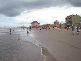El mar tragó una casa en mar del tuyú. Mar Del Tuyu Playa Desde La Calle 70 Feb 2008 Mapio Net