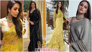 Malvika sarma milki nued boob show girl. Hot Looks Of Bollywood Actresses In Sarees K4 Fashion