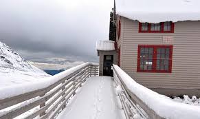 Winter arrives in Hatcher Pass, Alaska