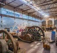 Small 1920s power plant for a factory