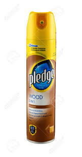 What do you guys use to clean/polish your wood furniture? Can Of Pledge Wood 5 In 1 Furniture Spray 250 Ml Spray Is The Ideal Way To Protect Dust And Enhance The Look Of Your Wood Furniture Stock Photo Picture And Royalty Free Image