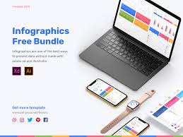 adobe xd infographics bundle free xd templates