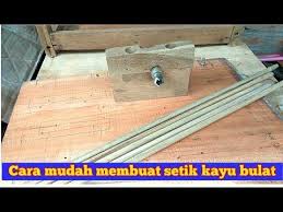 170 Cara Membuat Setik Bulat Dari Kayu How To Make Round Sticks Youtube Setik Kayu