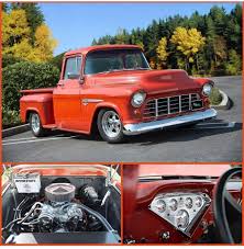 Image result for Bright Red 1955 Truck