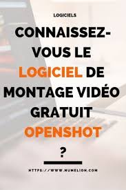 Vous Souhaitez Faire Du Montage Video Je Vous Presente Un Logiciel De Montage Video Gratuit Et Open Montage Video Gratuit Logiciel De Montage Video Logiciel