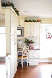 Holiday Tour Of Elizabeth Bill S Home Small Room Design Kitchen Desk Areas Diy Corner Desk