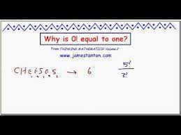 Why Zero Factorial Equals One Tanton Mathematics Youtube
