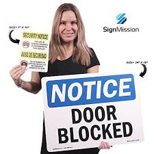You need to make sure that you choose an opener you can rely on when you need it most for safety and convenience reasons. Osha Notice Signs This Door Must Remain Unlocked When Building Choose From Aluminum Rigid Plastic