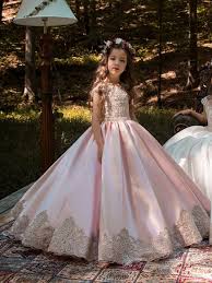 Enfants petit fille robe mosaïque couleur unie princesse fleur fête de mariage pegeant multirang epaules dénudées noeud jaune maxi manches courtes le style mignon robes standard. Robes Fleur De Fille 2021 Pas Cher Robes Fleur Fille D Enfant 2021 Robes Fille De L Occasion Designer Robes Fleur Fille Milanoo Com