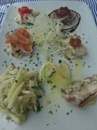 Awesome Cold Platter Of Six Fish Starters At L Angolo Di Mario Pesaro Food Platters Pork