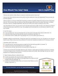 Always working for the betterment of human kind! How Would You Help Quiz