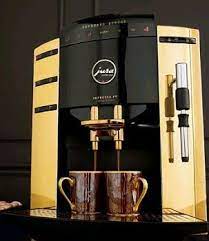 The machine will run the water through the machine and expel the water. Limited Edition Gold Plated Jura Capresso Machine Pod Coffee Machine Coffee Center Miele Coffee Machine