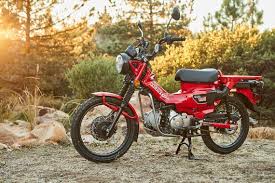 2021 honda trail 125 first ride review revzilla honda old bikes riding