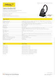 User manual | jabra compatibility guide (avaya). Jabra Evolve 65 Wireless Stereo Headset Instruction Manual Manualzz