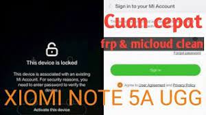 Unlock micloud redmi 7a pine via mrt terbaru. Hapus Micloud Frp Xiomi Note 5a Ugg Youtube