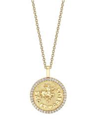 Anita Ko Gold Women S Sagittarius Zodiac Pendant Modesens Zodiac Pendant Zodiac Sagittarius Pendant