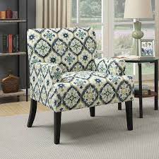 Coaster 902622 Accent Chair Blue Green Kaleidoscope Pattern Upholstery Walmart Com Blue Accent Chairs Pattern Accent Chair Green Accent Chair