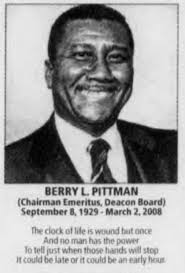 Deacon Berry Lorraine Pittman (1929-2008)