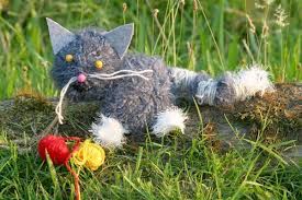 Krebs gilt als häufigste, erkrankungsbedingte todesursache bei haustieren. Basteln Mit Kindern Kostenlose Bastelvorlage Tiere Katze Aus Wolle