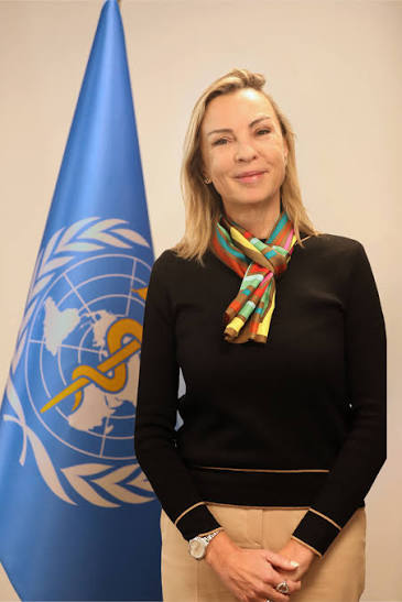 ممثلة منظمة الصحة العالمية في الأراضي الفلسطينية راينهيلده فان دي فيرد (إكس).