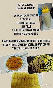 Dah lama kan yuk x update pasal resepi.so hari nie yuk nak share satu resipi roti jala yang paling mudah. Facebook