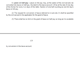 The manager, aviva life insurance company, bombay, india. Detail Of Leave On Half Pay For The Government Employees