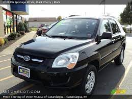 Black Cherry 2009 Kia Sportage Ex V6 Black Interior Kia Sportage Sportage Kia