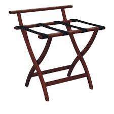 Luggage racks provide a convenient place to hold items such as suitcases and shoes. Wooden Mallet Wallsaver Folding Luggage Rack Lr4 Luggage Racks Worthington Direct