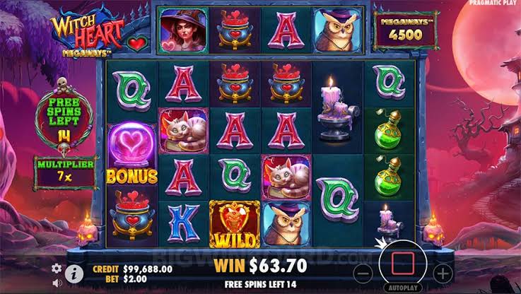 Witch Heart Megaways (Pragmatic Play) Slot Review & Demo