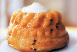 This Classic French Dessert Is An Eggy Cake That S Studded With Currant Soaked With A Vanilla Rum Sauce And Classic French Desserts Yummy Cakes Orange Recipes