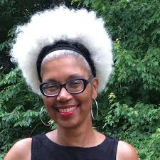 Beautiful Black Woman With Gray Hair