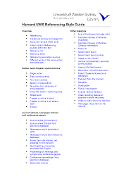 The apa style is a widely used referencing system to help you achieve these objectives. Pdf Harvard Uws Referencing Style Guide Sonia Coopamah Academia Edu