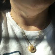 Love Actually Heart Necklace In Gold Plated Etsy Heart Necklace Necklace K Necklace