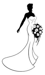 Neckholder kleid blumig blau knielang mit petticoat us $ 281.65 neckholderkleid tanja; Wedding Entwurf Der Braut In Der Silhouette Die Braut In Einem Weissen Brautkleid Kleid Ein Blumiges Bouquet Der Hochzeit Mit Blumen Lizenzfrei Nutzbare Vektorgrafiken Clip Arts Illustrationen Image 68814714