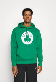The boston celtics logo was designed by red auerbach's brother, zang, in the early 1950's. Nike Performance Nba Boston Celtics Logo Hoodie Club Wear Clover White Green Zalando Ie
